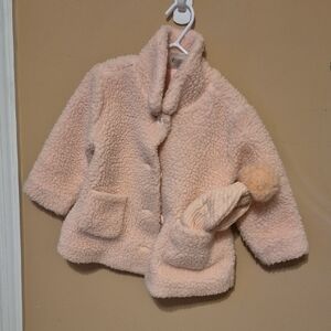 Cozy Pink Kids Jacket with Hat